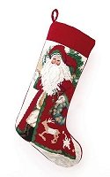 Santa with Wreath